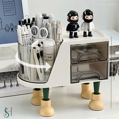 Cartoon Style Rotating Pen Holder