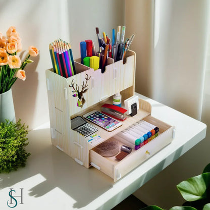 DeerWood Desk Organizer