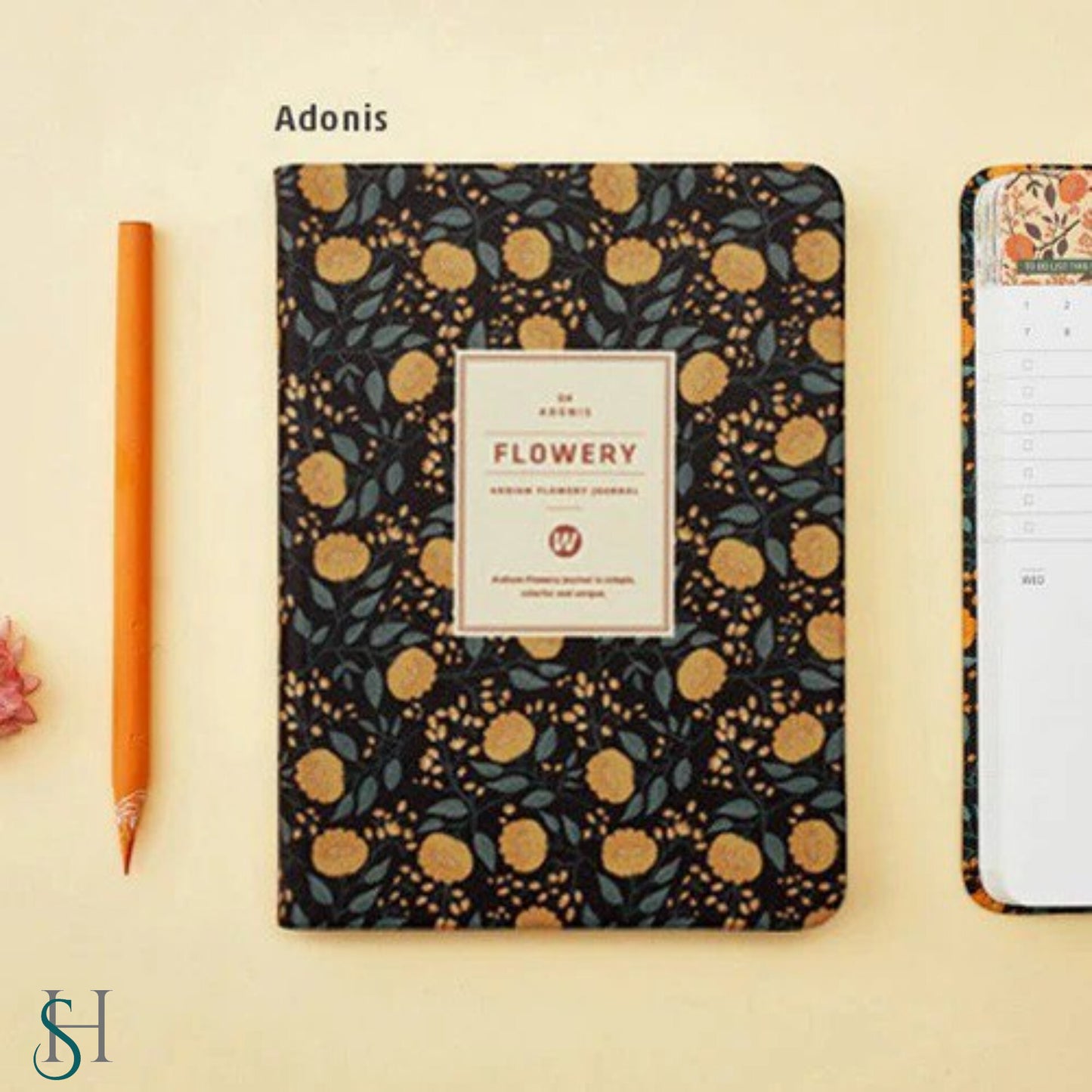 Planner Flowery Notebook