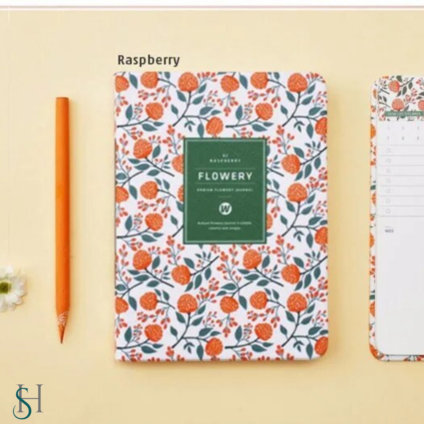 Planner Flowery Notebook