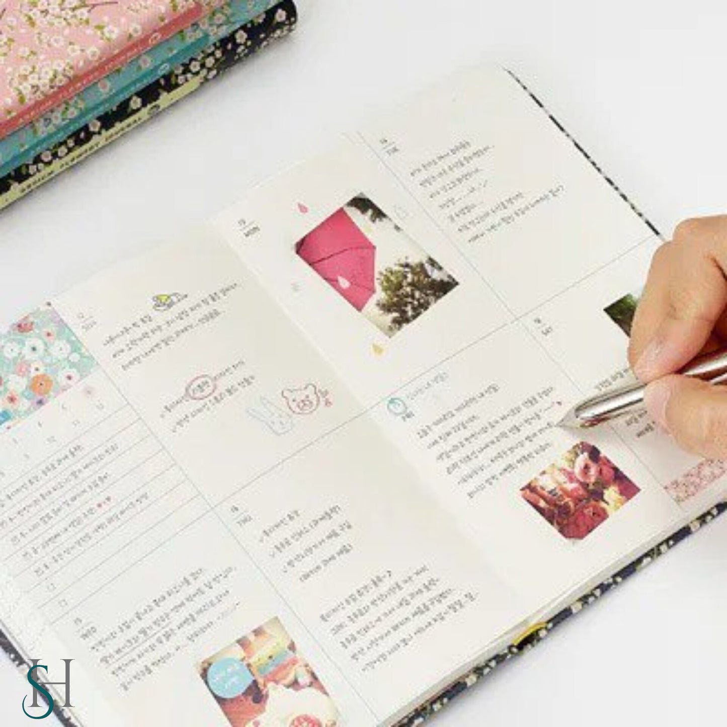 Planner Flowery Notebook